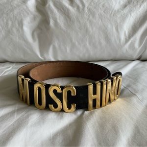 MOSCHINO leather belt